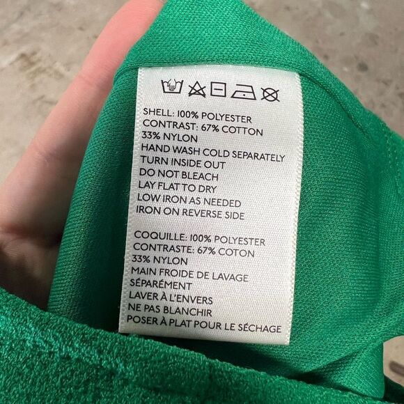 Urban Outfitters Pins & Needles Sleeveless Crepe Dress Floral Waist Green Size S - Picture 8 of 8